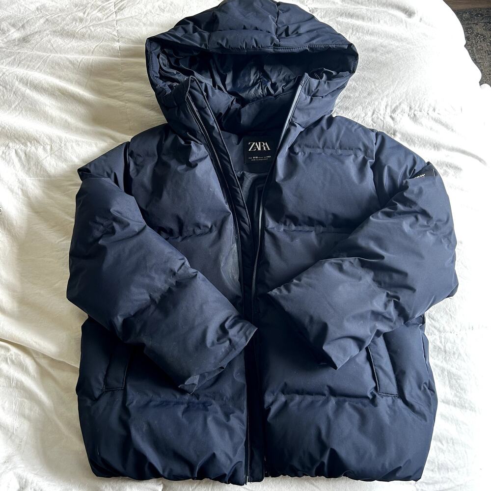 Kids Navy Zara Puffer jacket